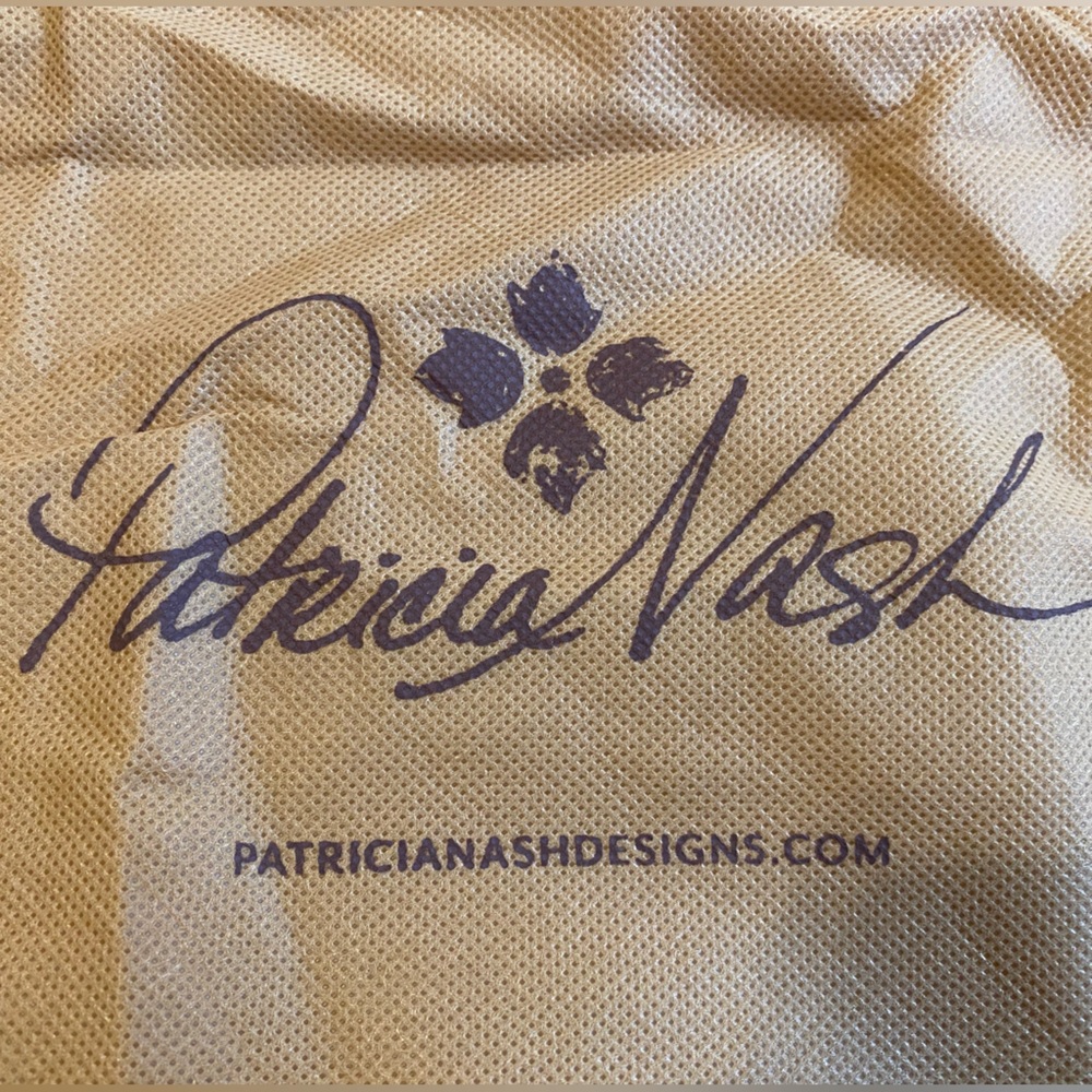 Patricia Nash drawstring bag cover 16” x 17” Large